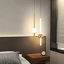 Modern decorbites black gold ceiling pendant for bedroom led light