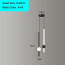 Modern decorbites black gold ceiling pendant for bedroom led light