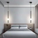 Modern decorbites black gold ceiling pendant for bedroom led light