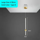 Modern decorbites black gold ceiling pendant for bedroom led light