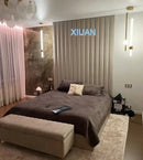 Modern decorbites black gold ceiling pendant for bedroom led light