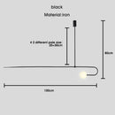 DecorBites™ Black Gold Chandelier Pendant Nordic Modern Lamp