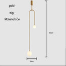 DecorBites™ Black Gold Chandelier Pendant Nordic Modern Lamp