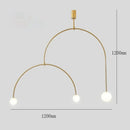 DecorBites™ Black Gold Chandelier Pendant Nordic Modern Lamp