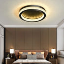 Modern black gold crystal chandelier ceiling light for living room