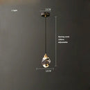 DecorBites™ Black Gold Crystal Chandelier LED Light for Luxury Home Decor