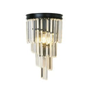 DecorBites™ Black Gold Crystal Wall Lights for Bedroom Living Room Home LED Sconce
