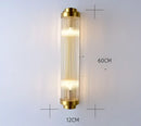 DecorBites™ Black Gold Crystal Wall Sconce LED Light for Bedroom Living Room Home Décor