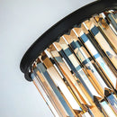 DecorBites™ Black Gold Crystal Wall Sconce LED Light for Bedroom Living Room Home Décor