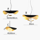 DecorBites™ Black Gold Glass Ball Pendant Light: Retro Nordic LED Bar Fixture