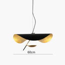 DecorBites™ Black Gold Glass Ball Pendant Light: Retro Nordic LED Bar Fixture