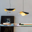 DecorBites™ Black Gold Glass Ball Pendant Light: Retro Nordic LED Bar Fixture