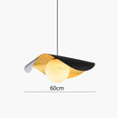 Retro nordic black & gold glass pendant light for office or bar