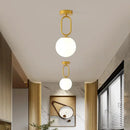DecorBites™ Black Gold Glass Ceiling Lamp: Modern Nordic LED Lighting Fixtures
