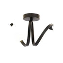 DecorBites™ Black Gold Glass Ceiling Light: Modern Minimalist Indoor Lighting for Entryway Balcony