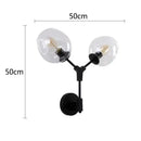 DecorBites™ Black Gold Glass Wall Lamps for Modern Home Decoration Lighting