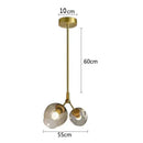 DecorBites™ Black Gold Glass Wall Lamps for Modern Home Decoration Lighting