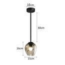 DecorBites™ Black Gold Glass Wall Lamps for Modern Home Decoration Lighting