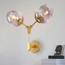 DecorBites™ Black Gold Glass Wall Lamps for Modern Home Decoration Lighting