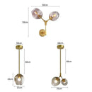 DecorBites™ Black Gold Glass Wall Lamps for Modern Home Decoration Lighting