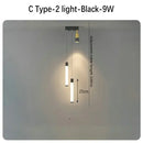 DecorBites™ Black Gold Hanging Pendant Lamp: Modern Luxury Bedroom & Living Room Lighting