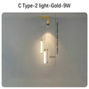DecorBites™ Black Gold Hanging Pendant Lamp: Modern Luxury Bedroom & Living Room Lighting