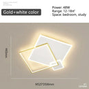 DecorBites™ Black Gold LED Chandelier: Modern Smart Lighting for Living Dining Bedroom & Children's