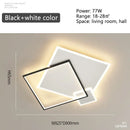 DecorBites™ Black Gold LED Chandelier: Modern Smart Lighting for Living Dining Bedroom & Children's