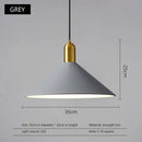 DecorBites™ Black Gold LED Pendant Lights for Home Restaurant Loft Bar Industrial Decor