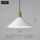 DecorBites™ Black Gold LED Pendant Lights for Home Restaurant Loft Bar Industrial Decor