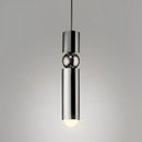 Modern gold led tube pendant light – kitchen & shop decoration