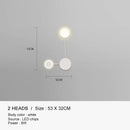 Molecular black & gold led wall lamp for bedroom living room