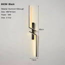 DecorBites™ Black Gold LED Wall Lights: Modern Wall Sconce for TV Background, Bedroom, Stairs