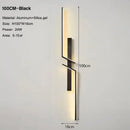 DecorBites™ Black Gold LED Wall Lights: Modern Wall Sconce for TV Background, Bedroom, Stairs