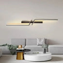 DecorBites™ Black Gold LED Wall Lights: Modern Wall Sconce for TV Background, Bedroom, Stairs