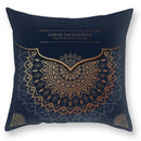 DecorBites™ Black Gold Mandala Luxury Printed Pillowcase §