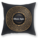 DecorBites™ Black Gold Mandala Luxury Printed Pillowcase §
