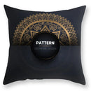 DecorBites™ Black Gold Mandala Luxury Printed Pillowcase §