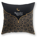 DecorBites™ Black Gold Mandala Luxury Printed Pillowcase §