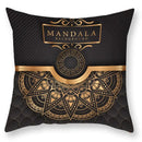 DecorBites™ Black Gold Mandala Luxury Printed Pillowcase §