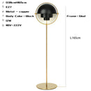 Modern flower black & gold metal floor lamp for living room