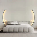 DecorBites™ Black Gold Modern Wall Sconce for Bedroom Study Home Indoor Lighting