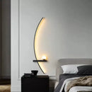 DecorBites™ Black Gold Modern Wall Sconce for Bedroom Study Home Indoor Lighting