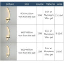DecorBites™ Black Gold Modern Wall Sconce for Bedroom Study Home Indoor Lighting