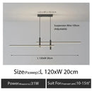 DecorBites™ Black Gold Nordic LED Pendant Chandelier for Dining Table - Modern Minimalist Design