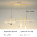 DecorBites™ Black Gold Pendant Lamp | Modern Indoor Light for Dining Room & Kitchen