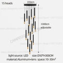 DecorBites™ Black Gold Pendant Lamp: Modern Nordic Designer LED Indoor Lighting