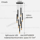 DecorBites™ Black Gold Pendant Lamp: Modern Nordic Designer LED Indoor Lighting