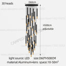 DecorBites™ Black Gold Pendant Lamp: Modern Nordic Designer LED Indoor Lighting
