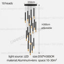 DecorBites™ Black Gold Pendant Lamp: Modern Nordic Designer LED Indoor Lighting